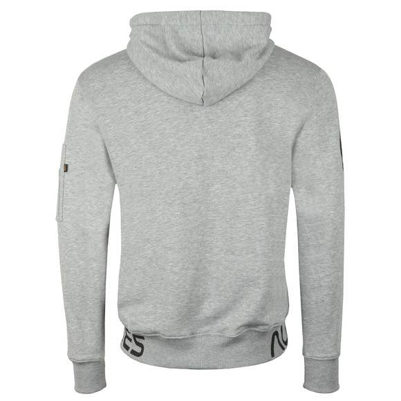 Alpha Industries Mens Grey Moon Landing Hoody main image