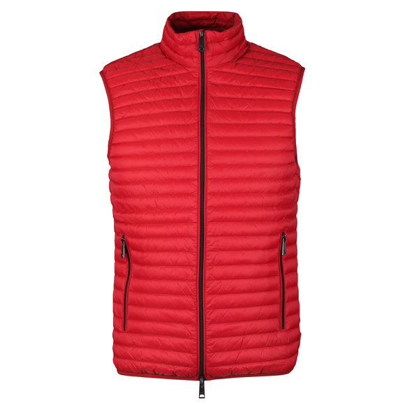 Emporio Armani Mens Red Down Gilet #1