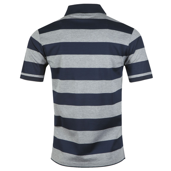 Paul & Shark Mens Grey Block Stripe Polo Shirt main image