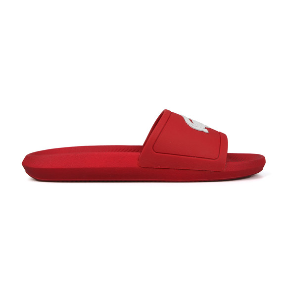 Lacoste Mens Red Croco Slide #1