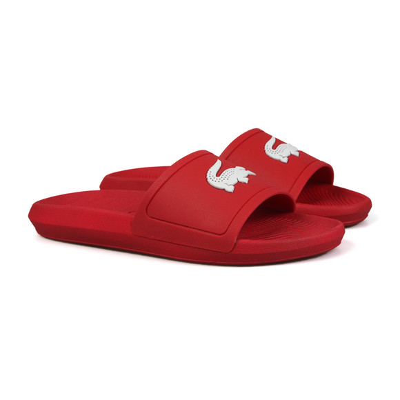 Lacoste Mens Red Croco Slide #2
