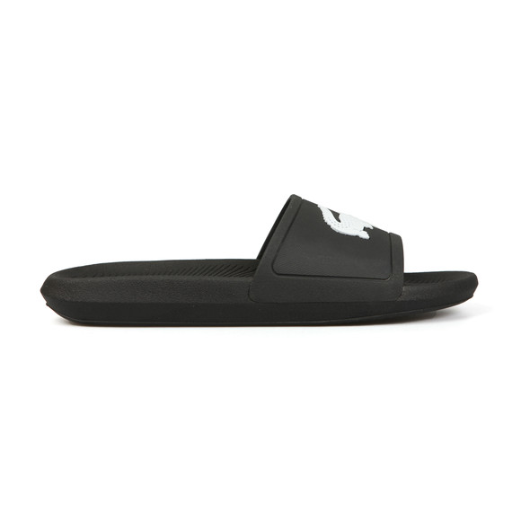 Lacoste Mens Black Croco Slide main image