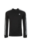 adidas Originals Mens Black 3 Stripes L/S Tee