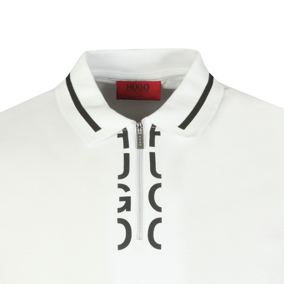HUGO Mens White Dolmar Polo Shirt #2