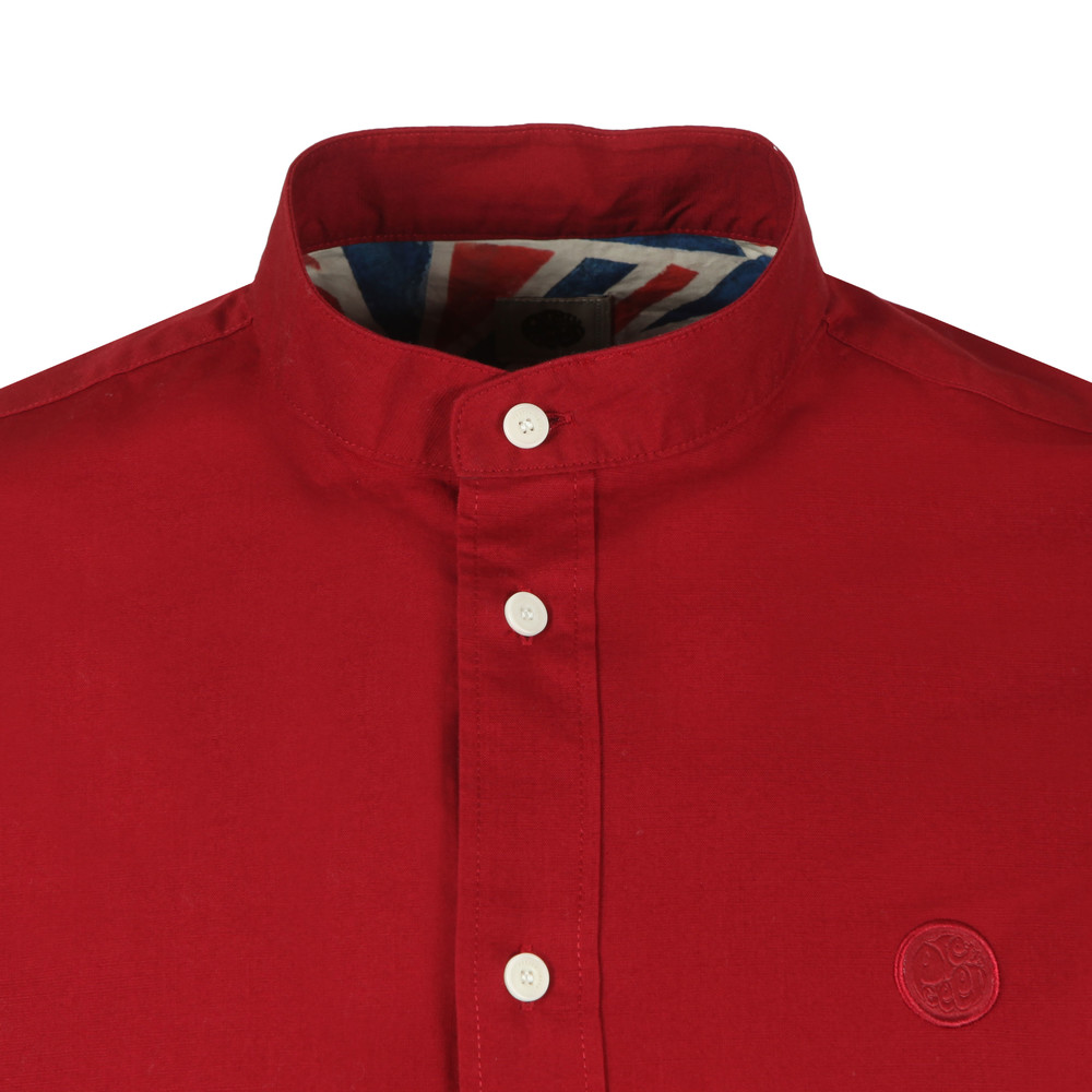 red slim fit shirt
