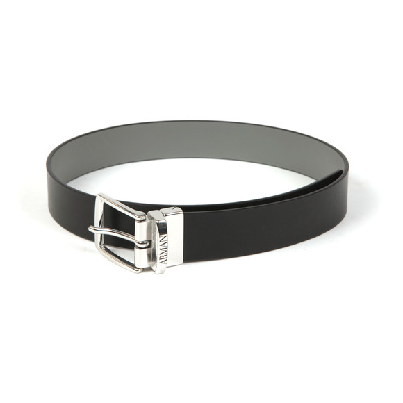 Emporio Armani Boys Black Boys Reversible Leather Belt main image