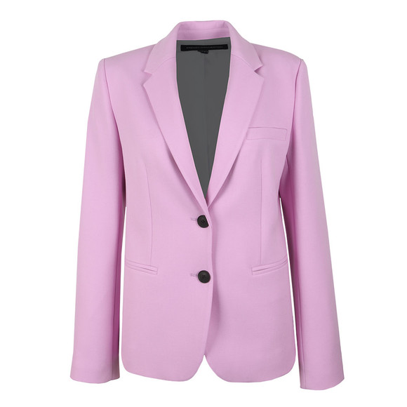 French Connection Womens Purple Sundae Suiting Single Breasted Blazer #1