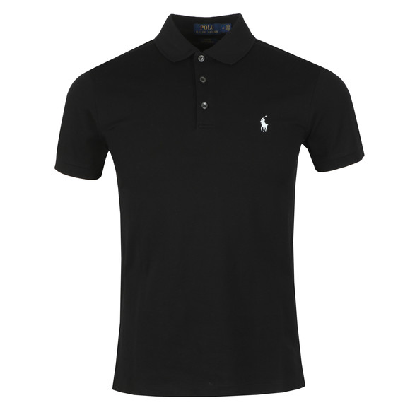 POLO RALPH LAUREN ブラック SLIM FIT バラ売り 1枚 Polo Ralph Lauren Slim-Fit Stretch Mesh Polo Shirt | Oxygen Clothing