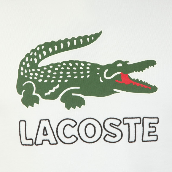 Lacoste Mens White SH6382 Sweatshirt main image