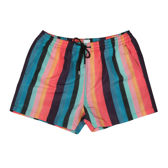 PS Paul Smith Mens Multicoloured Artist Stripe Swim Short main image