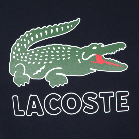 Lacoste Mens Blue TH6386 Print T-Shirt #2