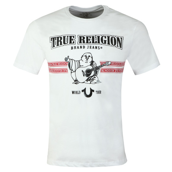 True Religion Mens White New True Craft T Shirt #1