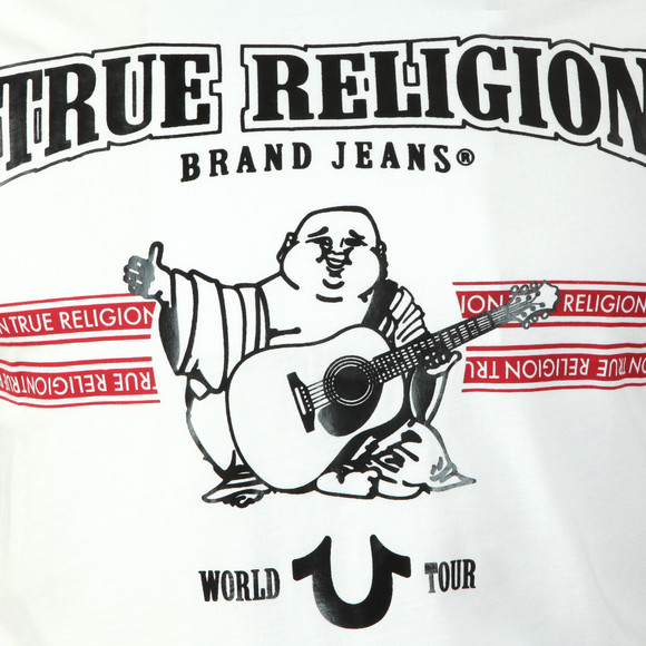 True Religion Mens White New True Craft T Shirt #2