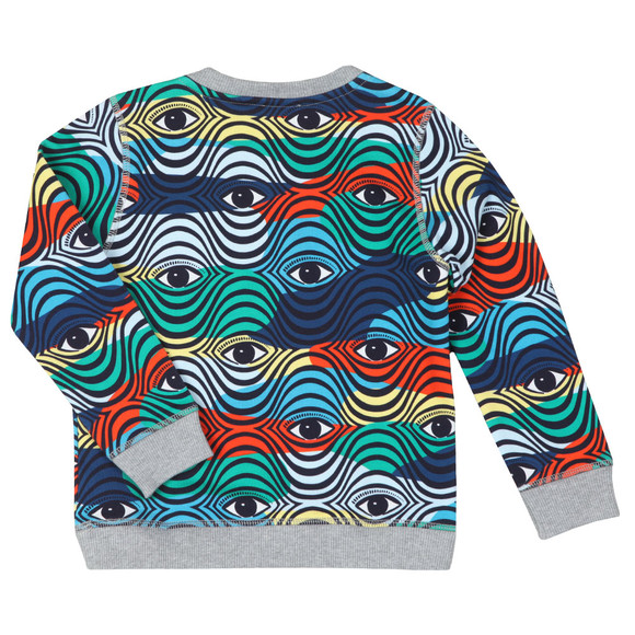 Kenzo Kids Boys Multicoloured Logo Multi Pattern Sweatshirt main image