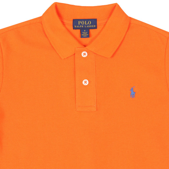 Polo Ralph Lauren Boys Orange Pique Polo Shirt main image