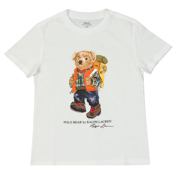 Polo Ralph Lauren Boys White Spring Bear T Shirt main image