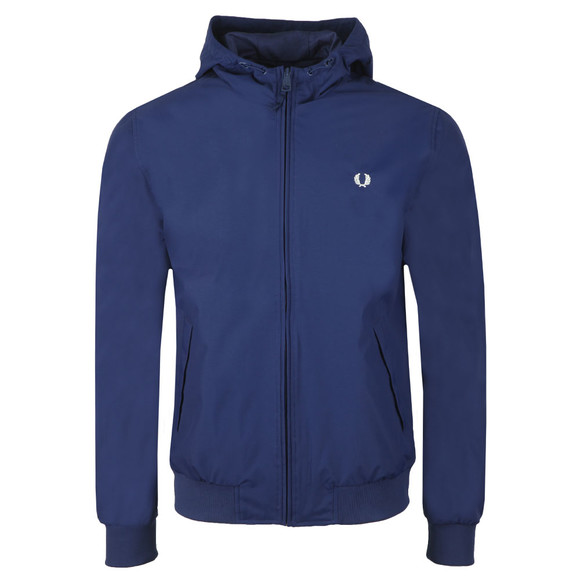 Fred Perry Mens Blue Hooded Brentham Jacket main image