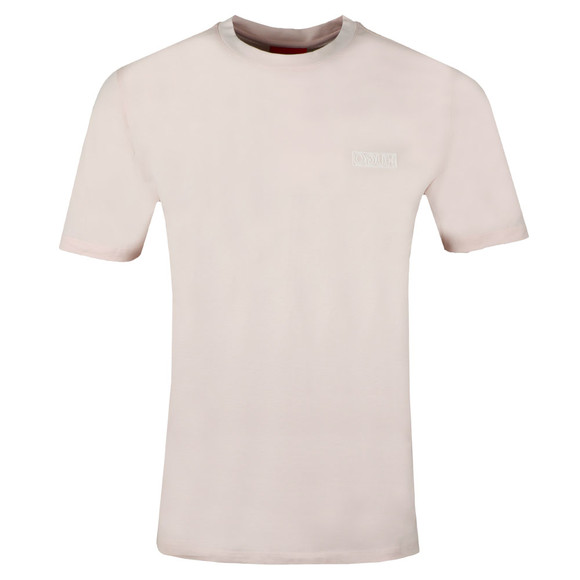 HUGO Mens Pink Durned T Shirt #1