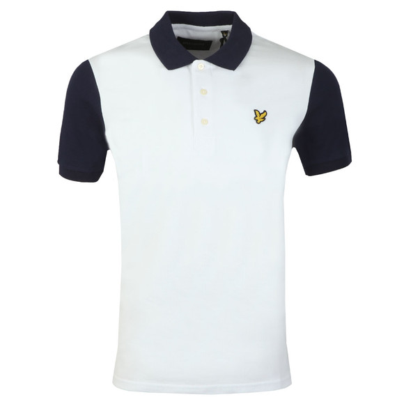 Lyle & Scott Mens White Ringer Polo Shirt main image
