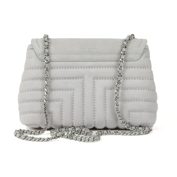 Ted Baker Womens Grey Saddiie Studded Circle Lock Xbody Bag #2