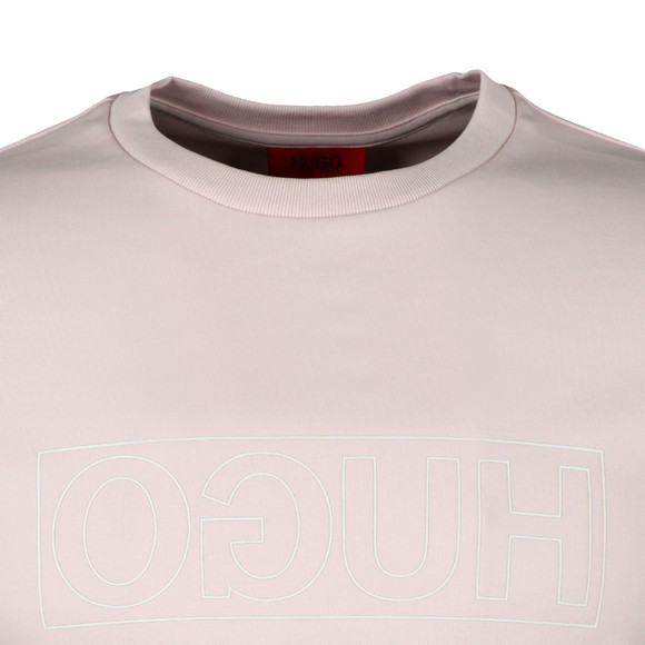 HUGO Mens Pink Dicago Sweatshirt #2