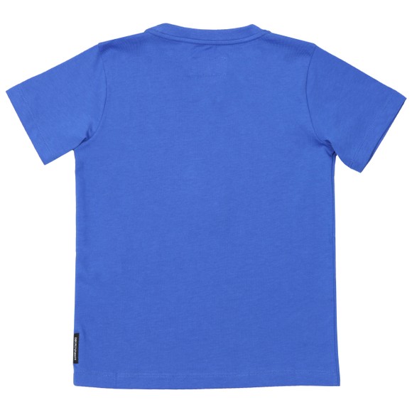 Emporio Armani Boys Blue Small Logo T Shirt main image