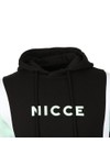 Nicce Mens Black Alta Hooded Sweat