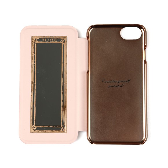Ted Baker Womens Pink Shannon Book With Mirror Iphone 8 Case #3
