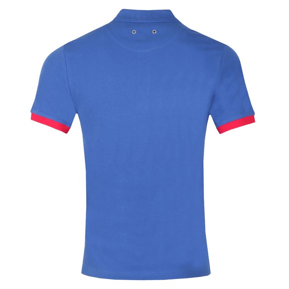 Vilebrequin Mens Blue Palatin Pique Polo Shirt main image