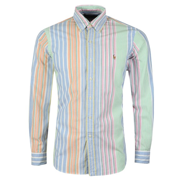 Polo Ralph Lauren Mens Multicoloured Classic Stripe Oxford Shirt #1