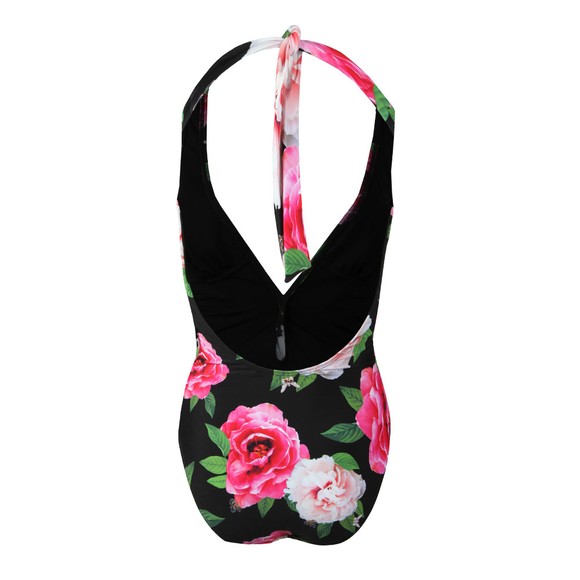 Ted Baker Womens Black Velily Magnificent Open Back Swimsuit #2