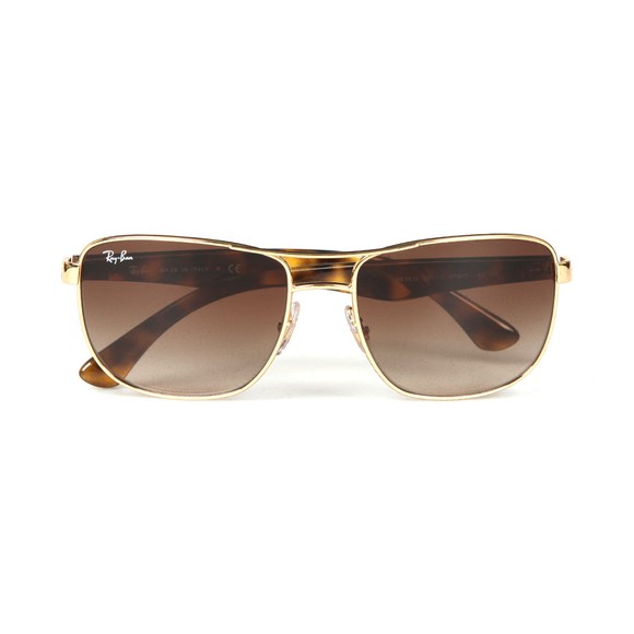 Ray-Ban Mens Gold ORB3533 Sunglasses main image