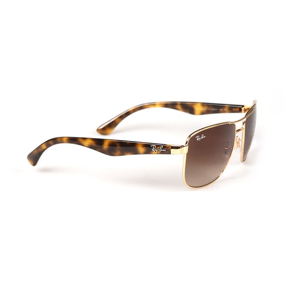 Ray-Ban Mens Gold ORB3533 Sunglasses main image