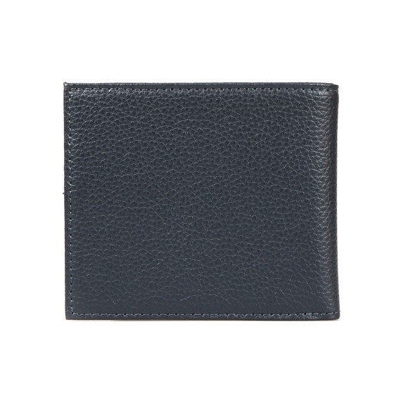 Emporio Armani Mens Blue Logo Leather Wallet main image