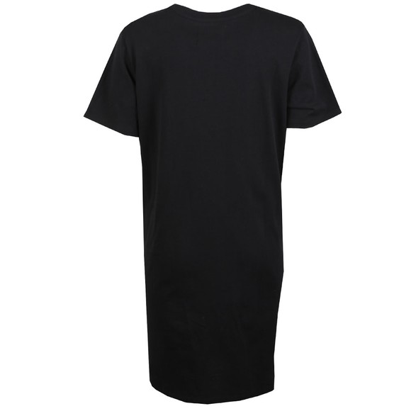 Calvin Klein Jeans Womens Black Logo T-Shirt Dress #3