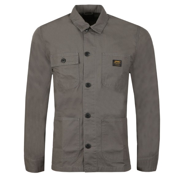 Carhartt WIP Mens Grey Michigan Overshirt #1