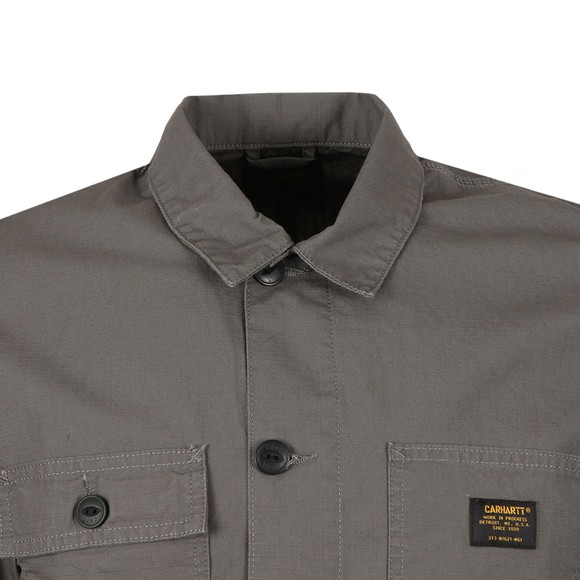 Carhartt WIP Mens Grey Michigan Overshirt #2