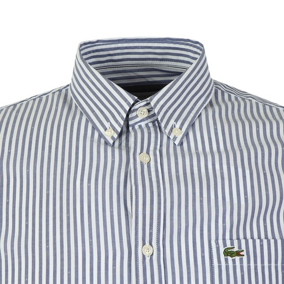 Lacoste Mens Blue L/S CH5636 Stripe Shirt main image