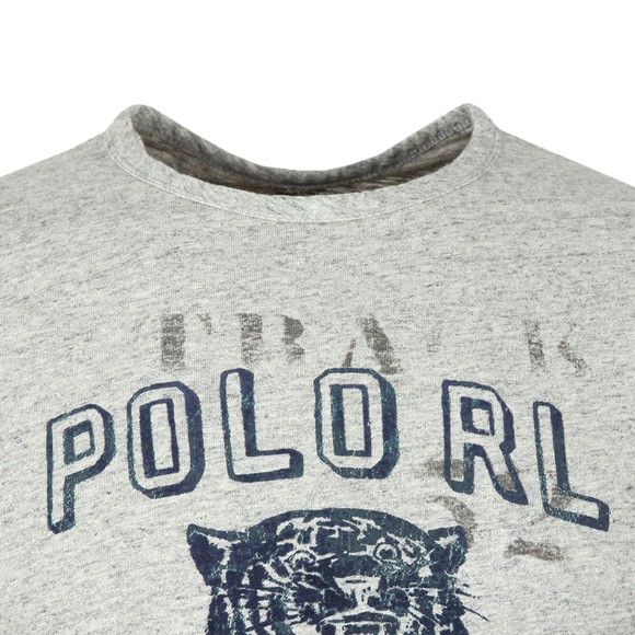 Polo Ralph Lauren Mens Grey Tiger Logo T Shirt main image