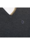 Pretty Green Mens Grey Pretty Green V Neck Pullover
