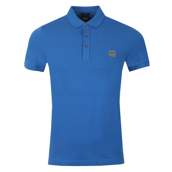 BOSS Mens Blue Casual Passenger Polo Shirt #1