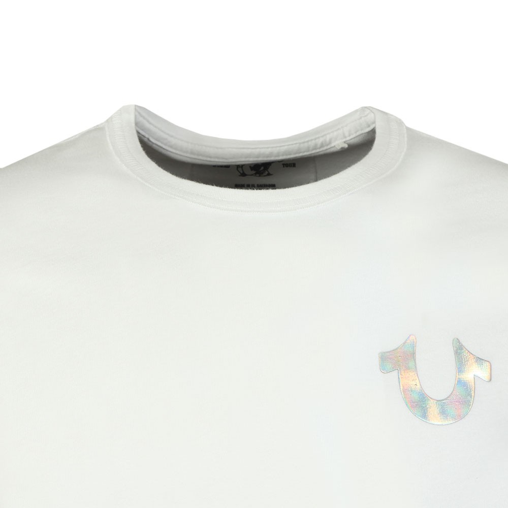 True Religion Holographic Silver Puff T Shirt Oxygen Clothing Shop for true religion in premium brands. mens white holographic silver puff t shirt
