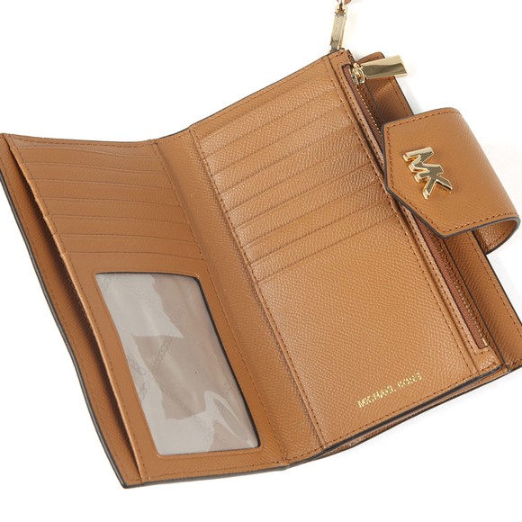 Michael Kors Womens Brown Snap Wristlets #4