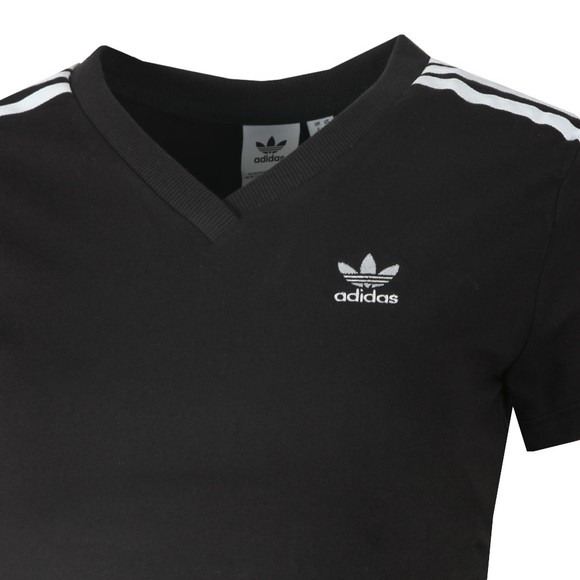 adidas Originals Womens Black Cropped T Shirt main image