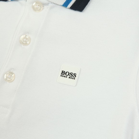 BOSS Boys White Boys J25D47 Polo Shirt main image