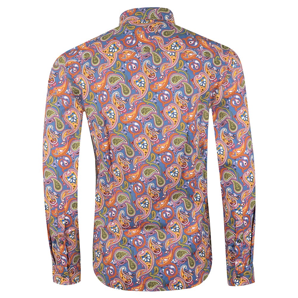 Pretty Green Slim Fit Paisley Print Shirt | Masdings