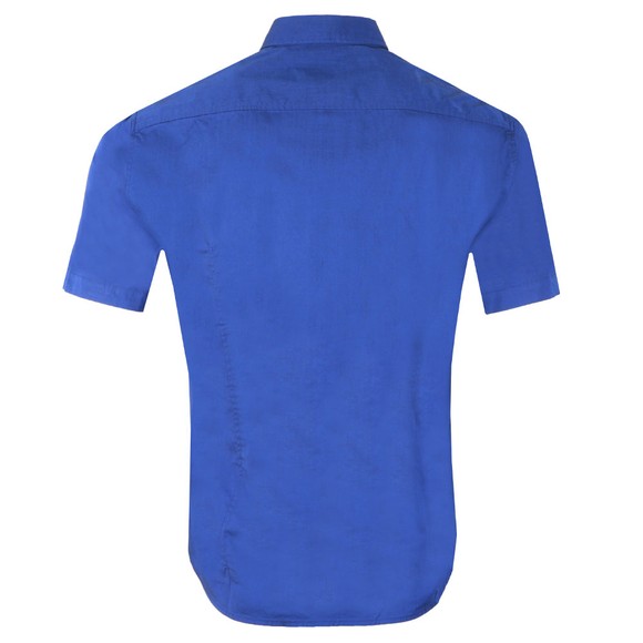 BOSS Mens Blue Athleisure Biadia Short Sleeve Shirt #3