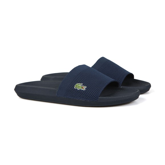 Lacoste Mens Blue Croco Slide main image