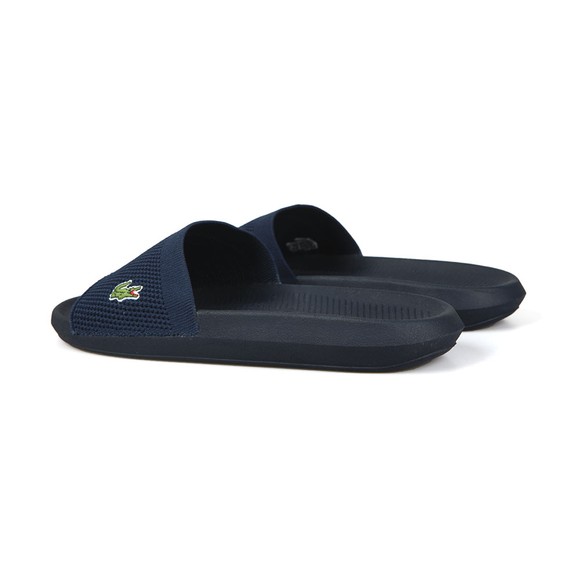 Lacoste Mens Blue Croco Slide main image