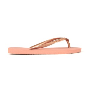 Slim Logo Metallic Flip Flop